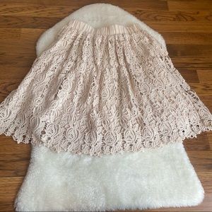 Darling Crochet overlay skirt S